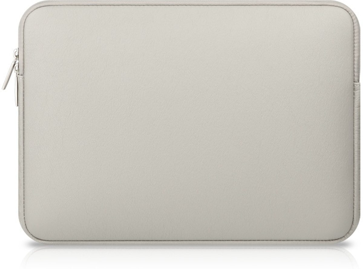 Luxe Laptophoes met Leerlook | 13 inch | Grijs | Laptop Accessoires